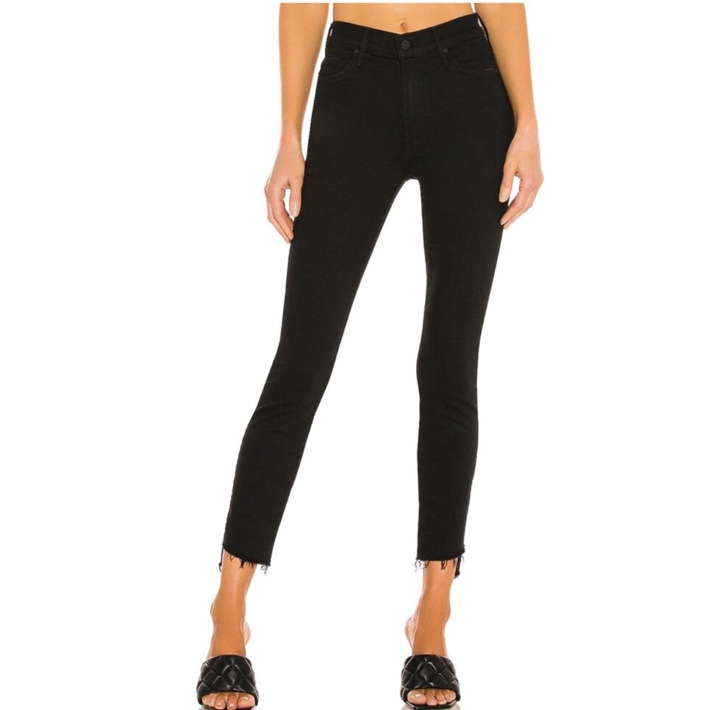 Mother | The Stunner Zip Ankle Step Fray in Not Guilty Size 27